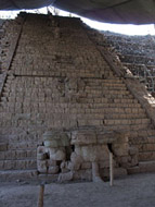 Hieroglyphic Staircase at Copan - copan mayan ruins,copan mayan temple,mayan temple pictures,mayan ruins photos